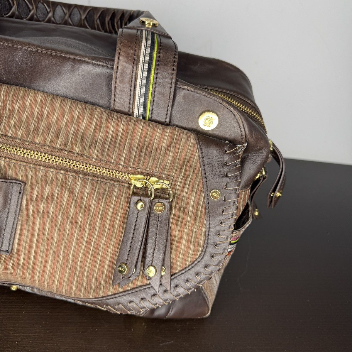 George Gina & Lucy George Gina & Lucy GGL Brown Avant Garde Shoulder Hand Bag Size ONE SIZE - 9 Thumbnail