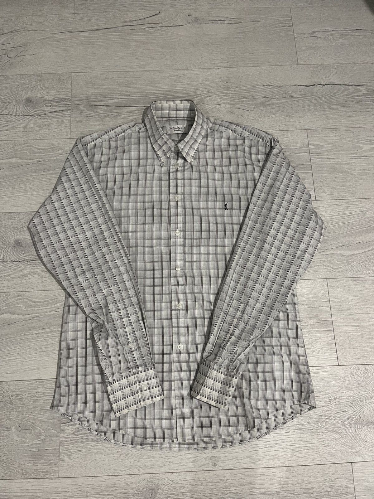 Yves Saint Laurent Yves Saint Laurent Shirt with logo Size US L / EU 52-54 / 3 - 1 Thumbnail