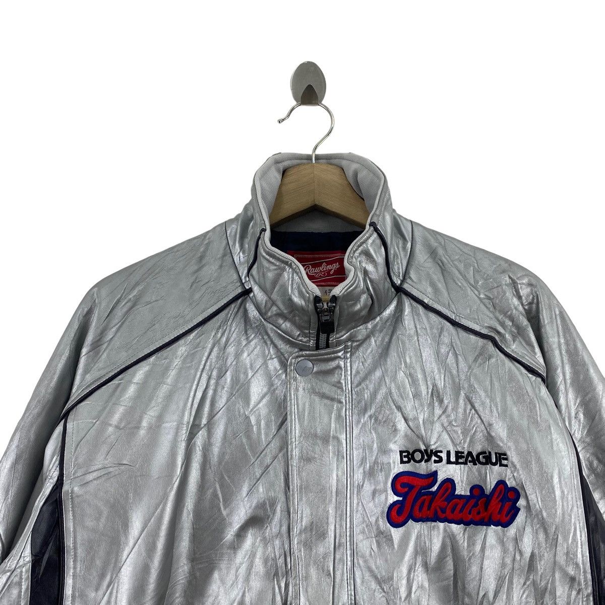 Japanese Brand RAWLINGS x BOYS LEAGUE Takaishi Japan Brand Embrodiered Logo Size US XXL / EU 58 / 5 - 2 Thumbnail