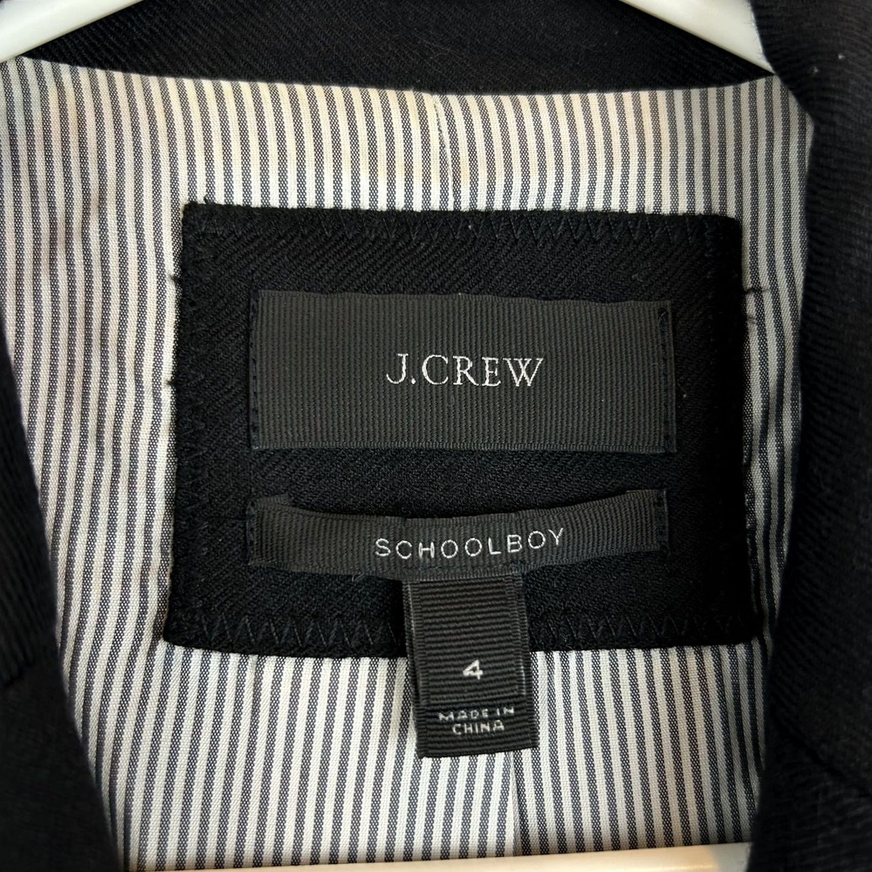 J.Crew J Crew Blazer Womens 4 Black Gold Buttons Jacket Preppy Academia Size S / US 4 / IT 40 - 3 Thumbnail