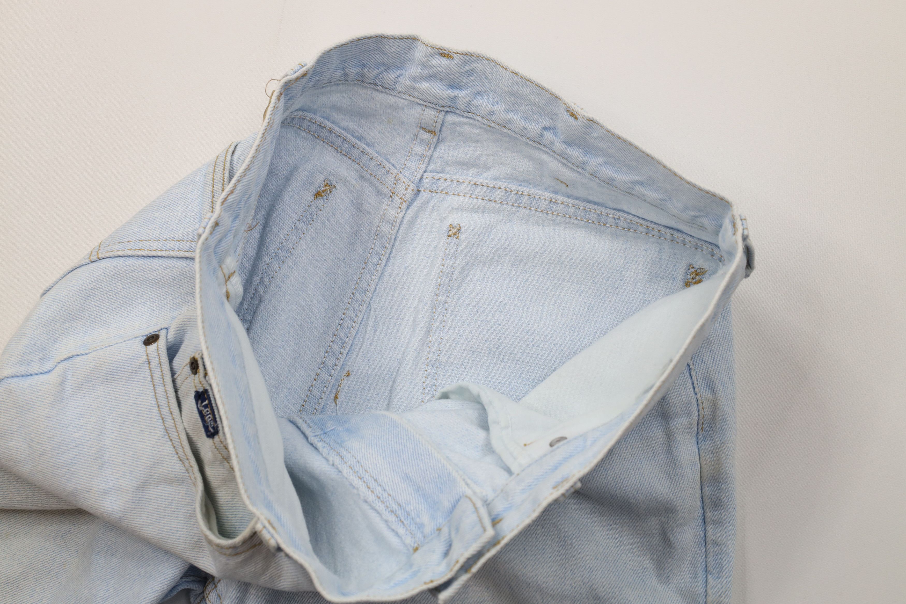 Lee Vintage 90s Lee Straight Leg Denim Jeans Light Wash USA Size US 34 / EU 50 - 10 Thumbnail