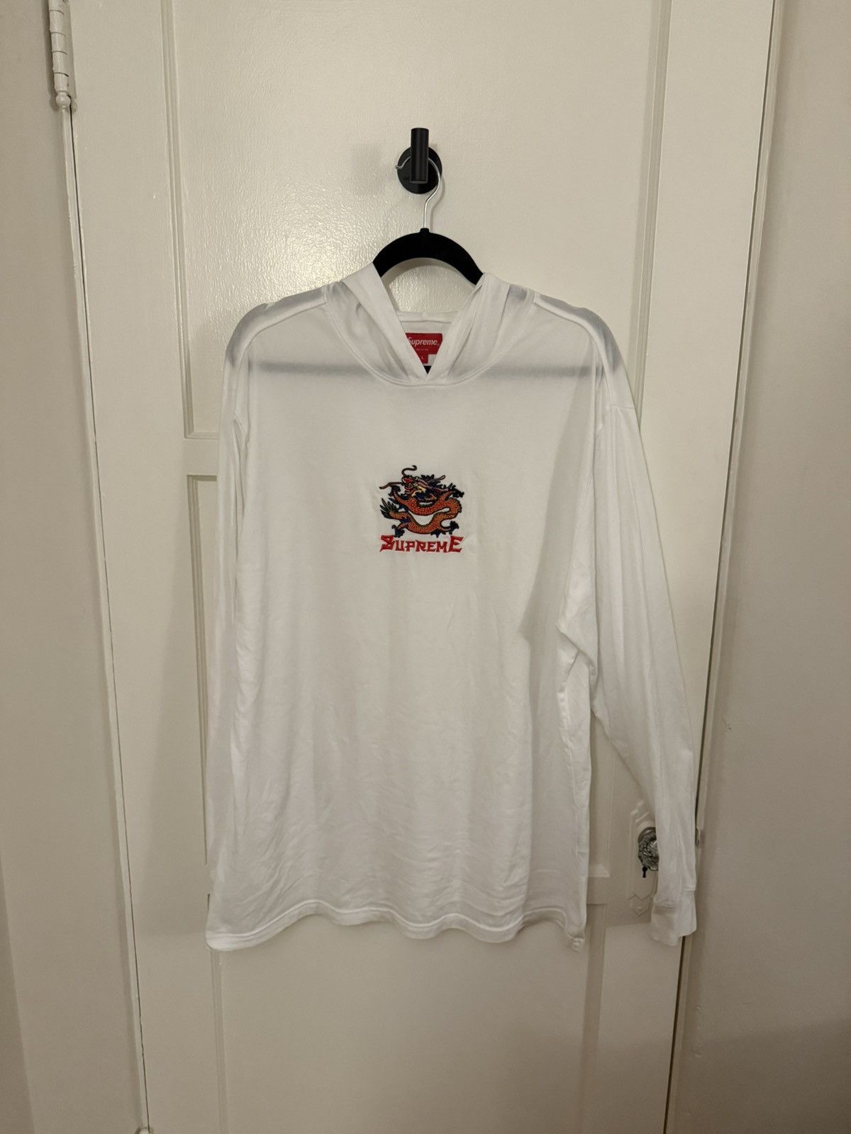 Supreme Supreme Dragon Hooded Long-Sleeve Top 'Black' Size US L / EU 52-54 / 3 - 2 Thumbnail