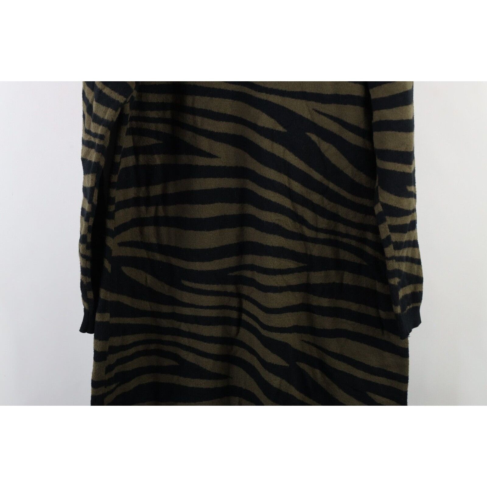 Other Lane Bryant Zebra Striped Knit Long Sleeve Dress Size 4XL / US 24-26 - 11 Thumbnail