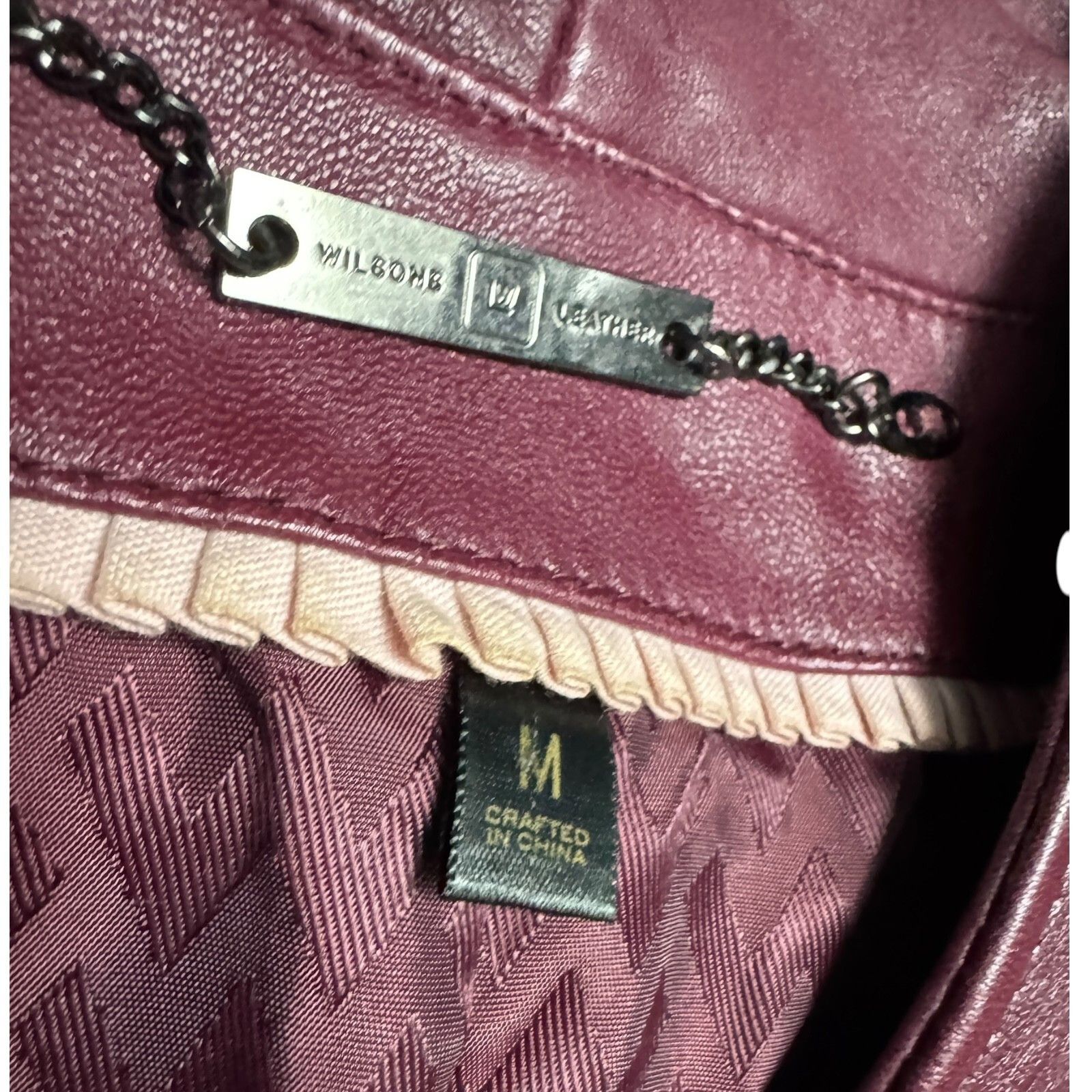 Wilsons Leather WILSONS LEATHER Designer GENUINE LEATHER Jacket Medium Size M / US 6-8 / IT 42-44 - 6 Thumbnail