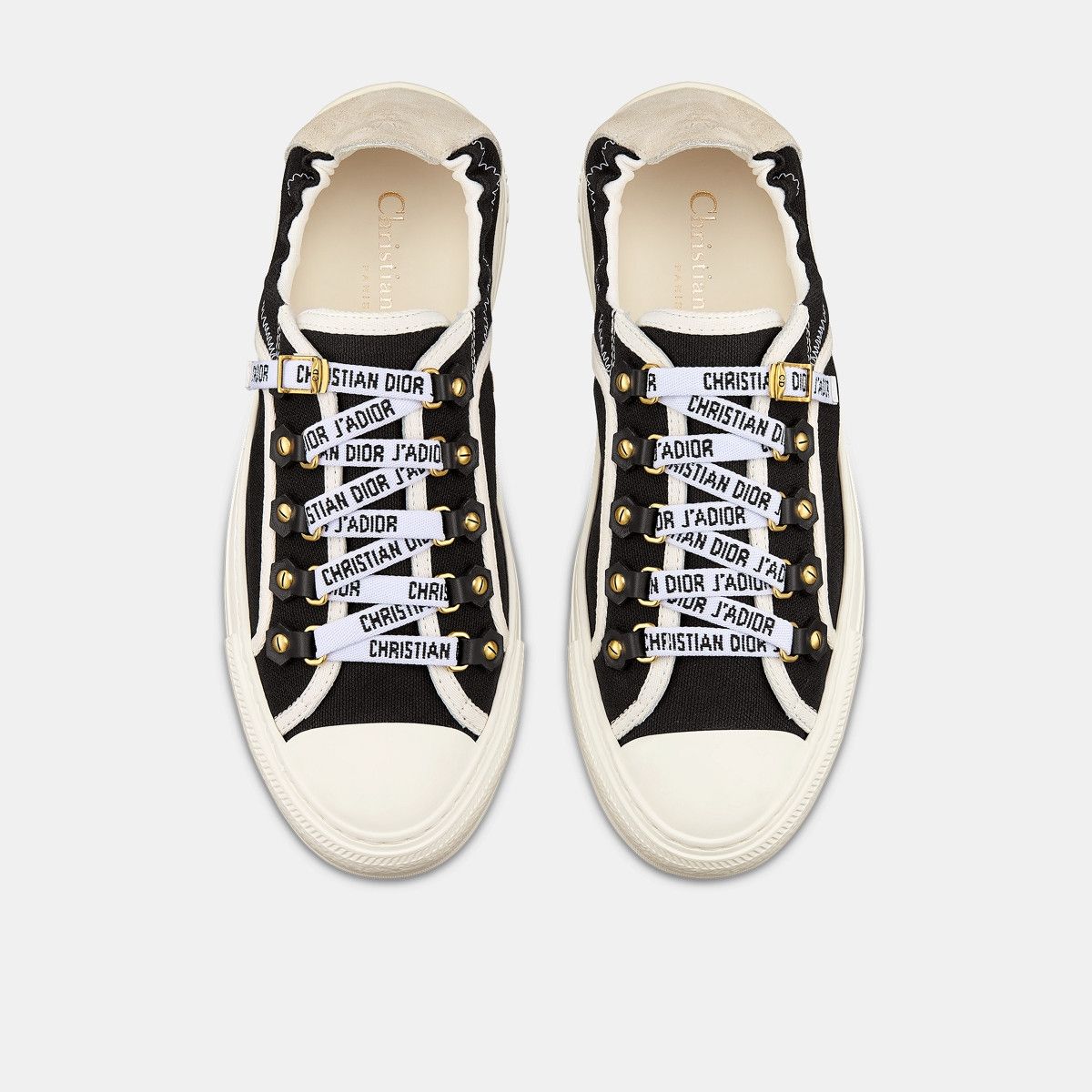 Dior o1w1db10326 Walkin Dior Sneaker in Black/White Size US 6 / IT 36 - 3 Thumbnail
