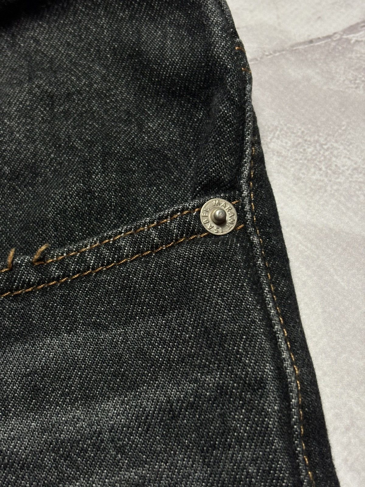 Isabel Marant Etoile Isabel Marant Etoile Belden High Rise Straight Jean Faded 34 Size 25" / US 0 / IT 36 - 10 Thumbnail