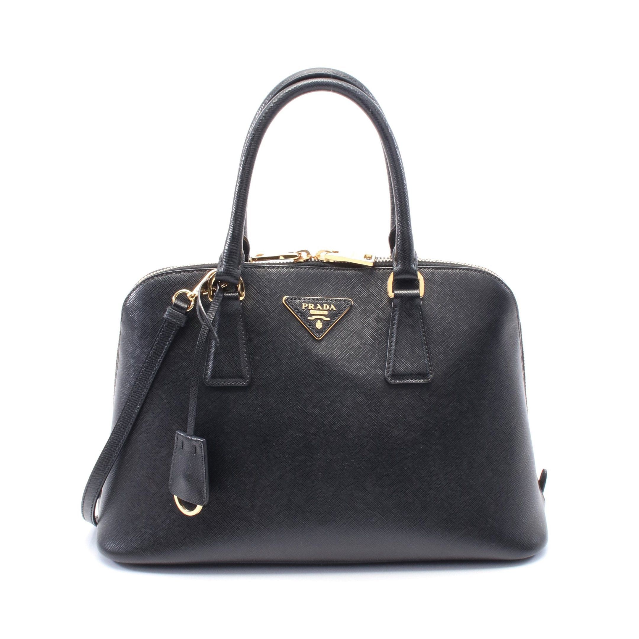 Prada Prada Handbag Leather Black Size ONE SIZE - 1 Thumbnail
