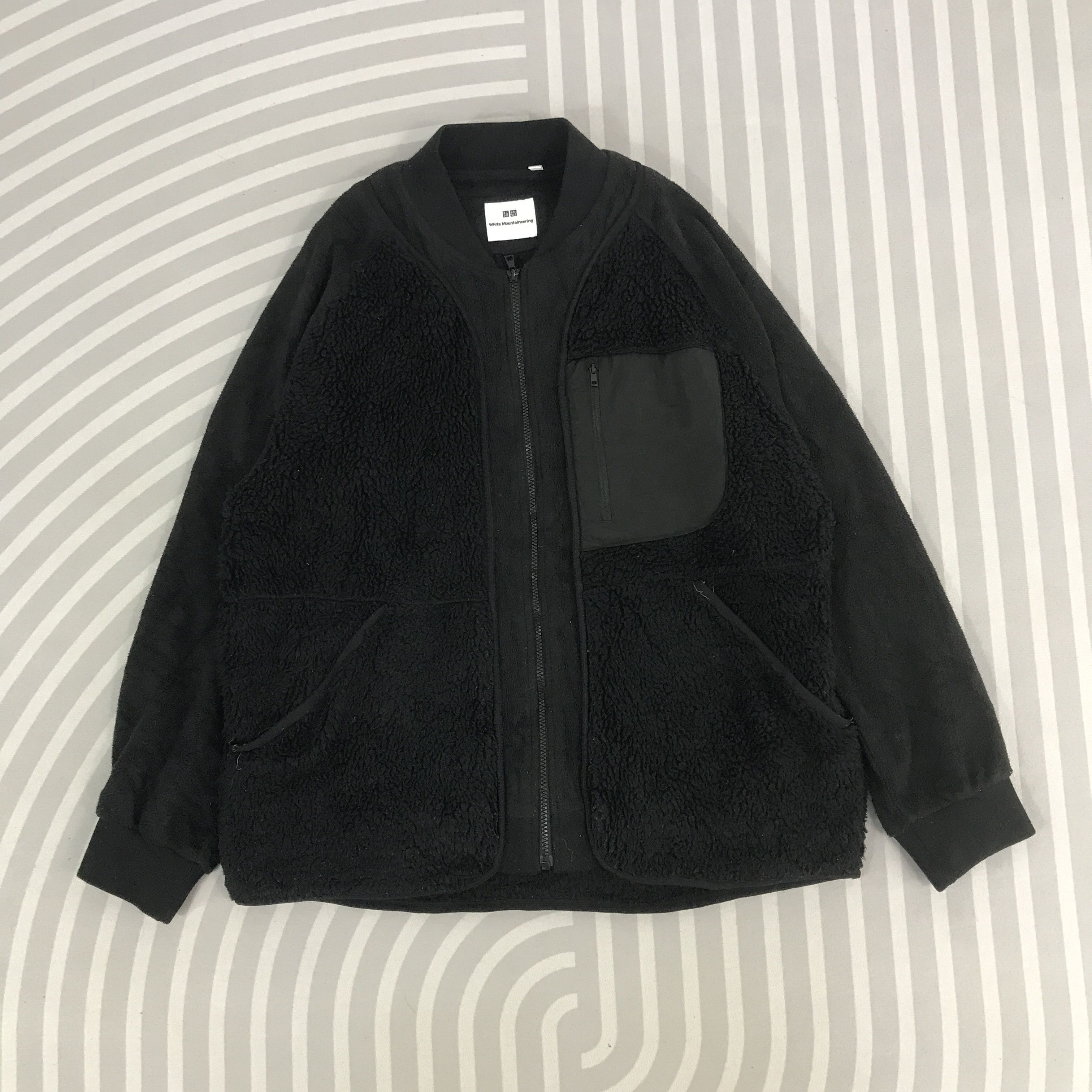 Uniqlo × White Mountaineering White Mountaineering x Uniqlo Sherpa Half button Jacket Size US XL / EU 56 / 4 - 1 Thumbnail