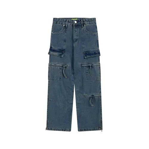 VIBE faded hiphop y2k baggy cargo jeans Size US 32 / EU 48 - 6 Thumbnail