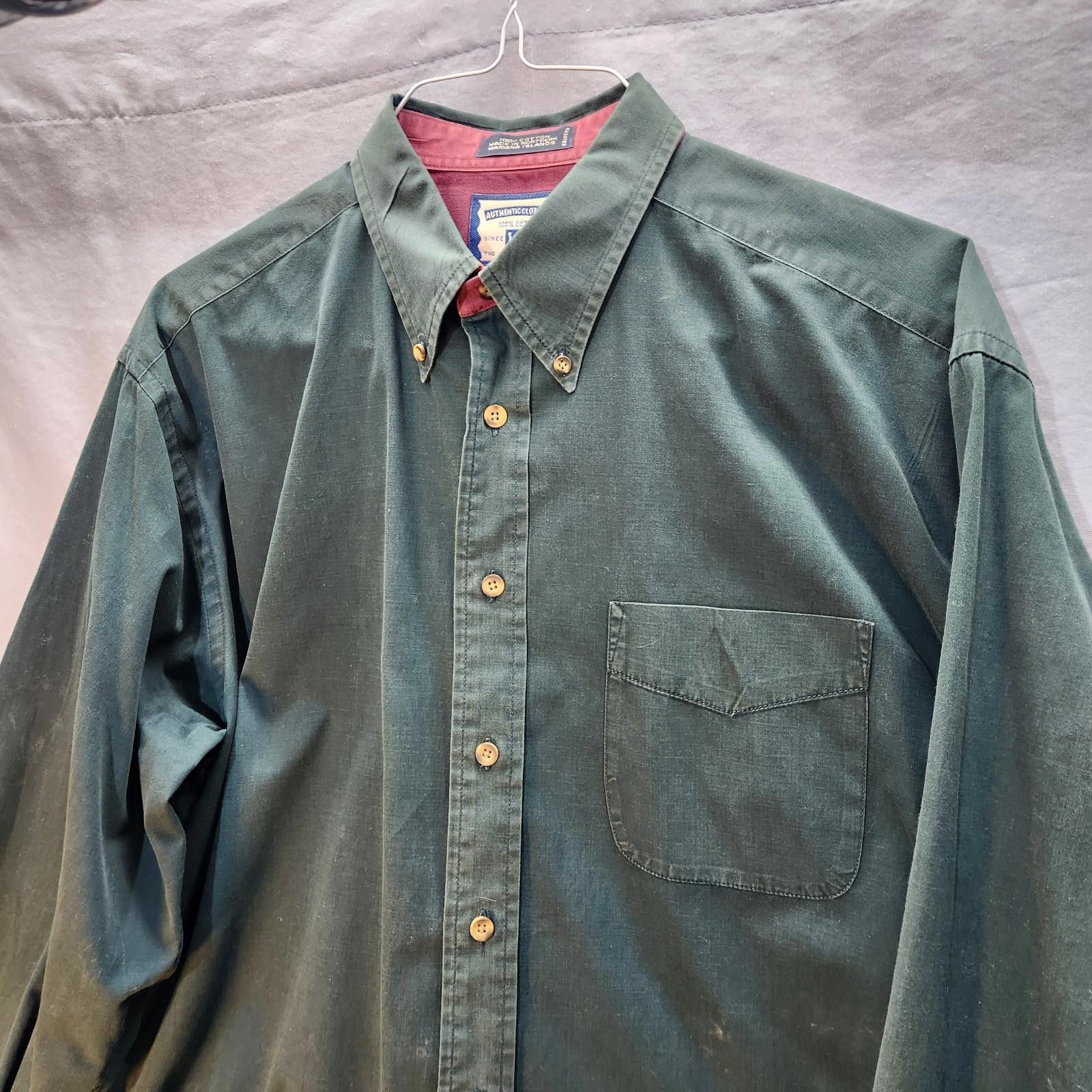 Lee Vintage Lee Long Sleeve Button Down Shirt Green Size Large Size US L / EU 52-54 / 3 - 2 Thumbnail