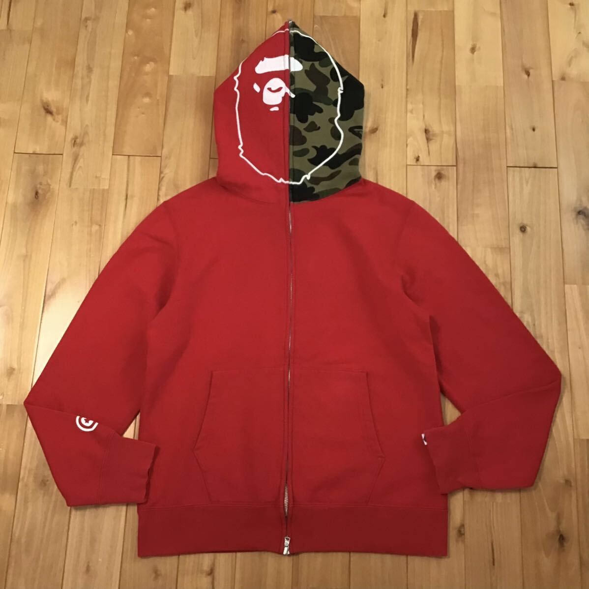 BAPE camo Ape head full zip hoodie a bathing ape