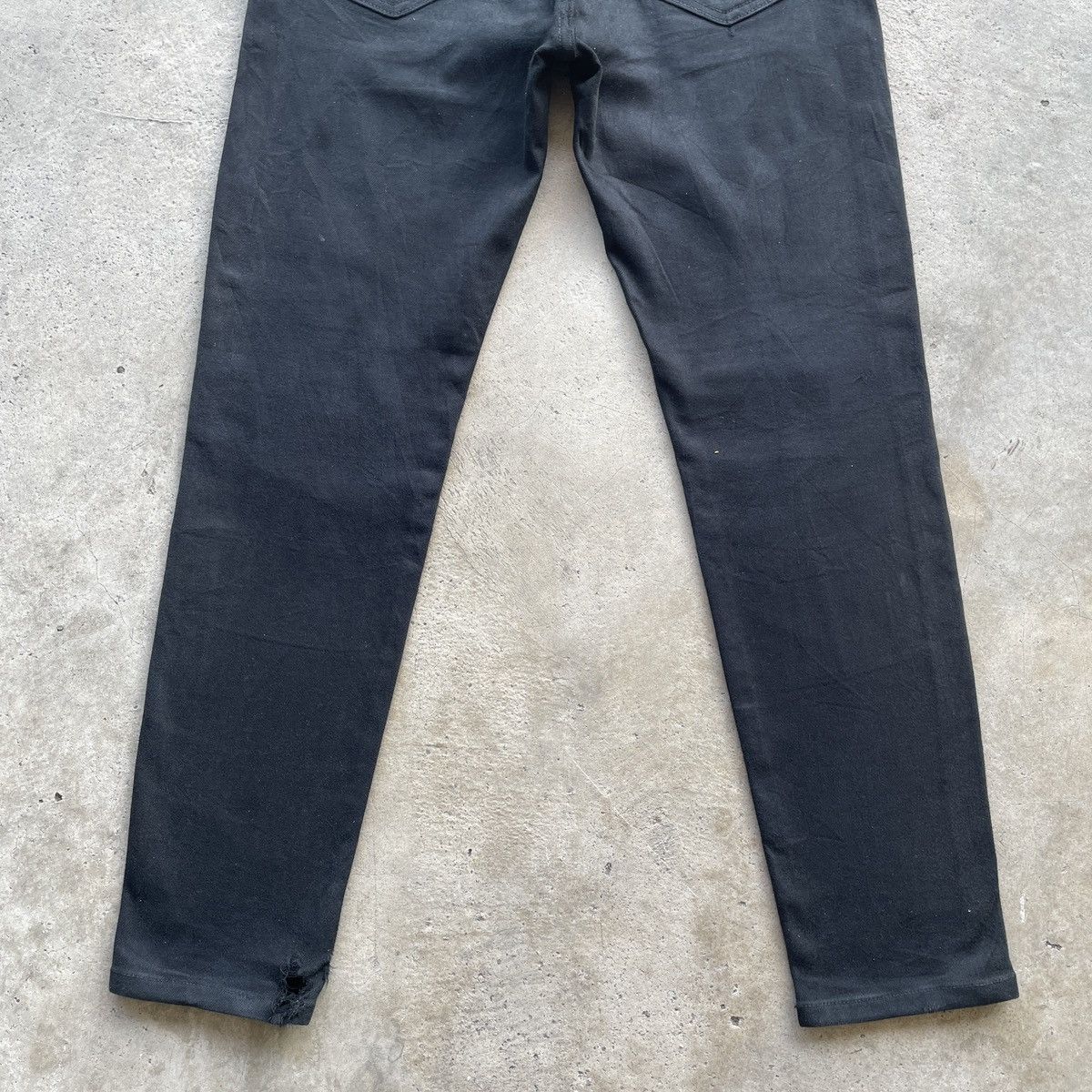 Japanese Brand × Jean Vintage Japanese Brand Black Skinny Jeans Denim Pants W31 Size US 31 - 10 Thumbnail