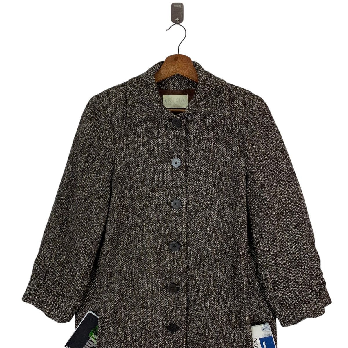 Krizia × Krizia Uomo VINTAGE KRIZIA MADE IN ITALY BUTTON WOMEN JACKET Size L / US 10 / IT 46 - 4 Thumbnail