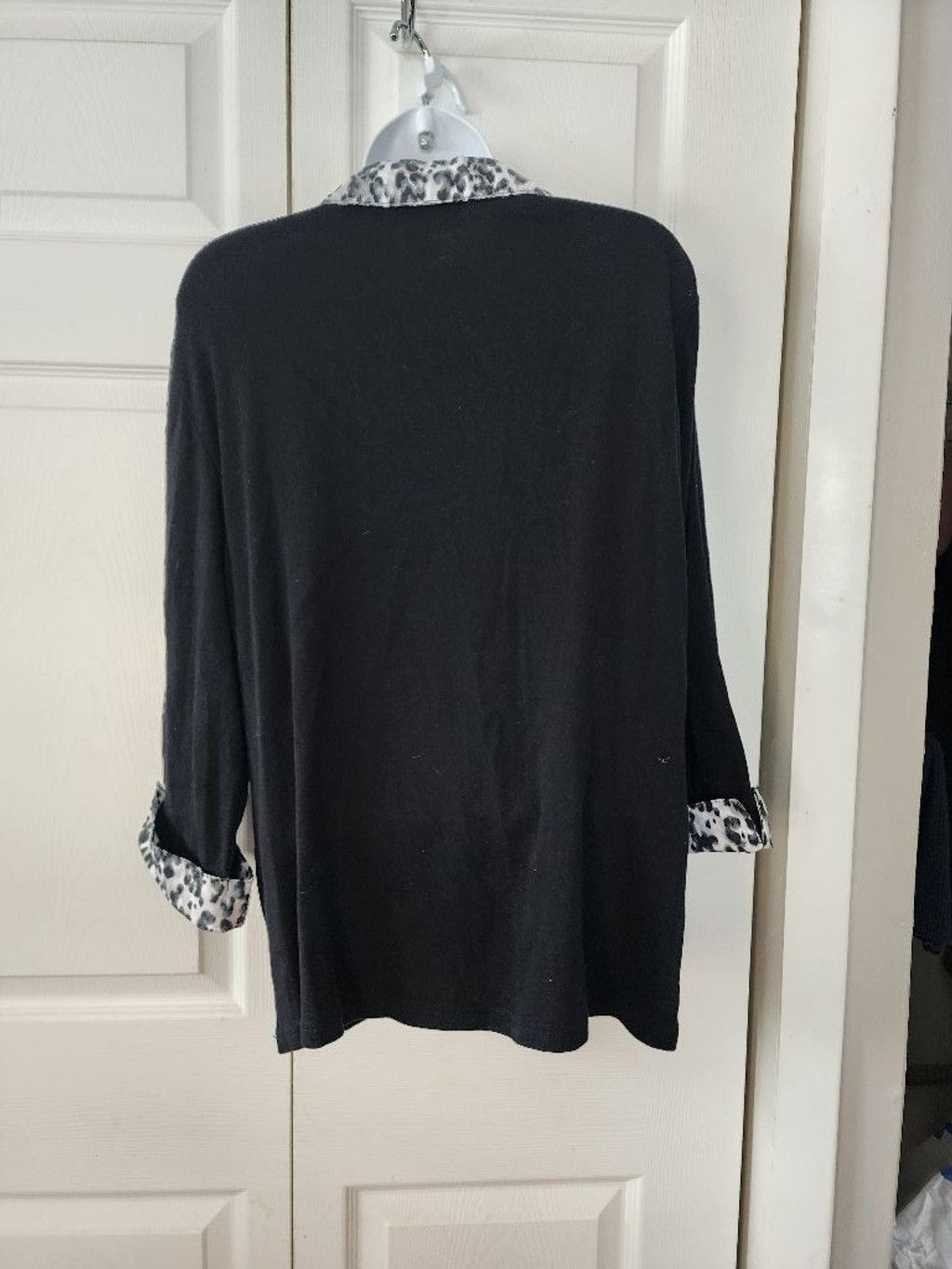 Other Women's Karen Scott Blouse, 1X, Black and Gray Size XL / US 12-14 / IT 48-50 - 3 Thumbnail