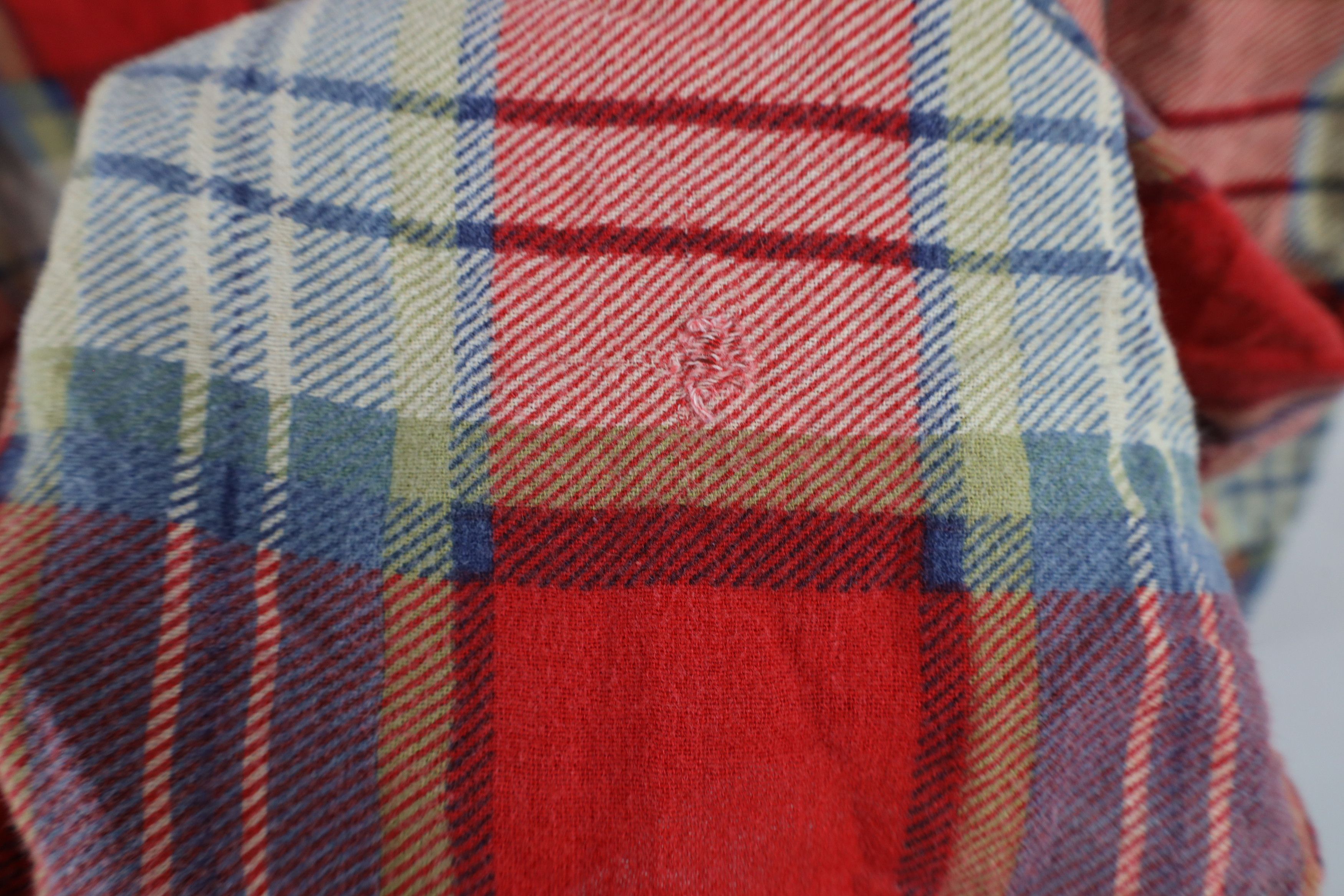 Vintage Vintage 90s Streetwear Flannel Collared Button Shirt Plaid Size US XXL / EU 58 / 5 - 10 Thumbnail