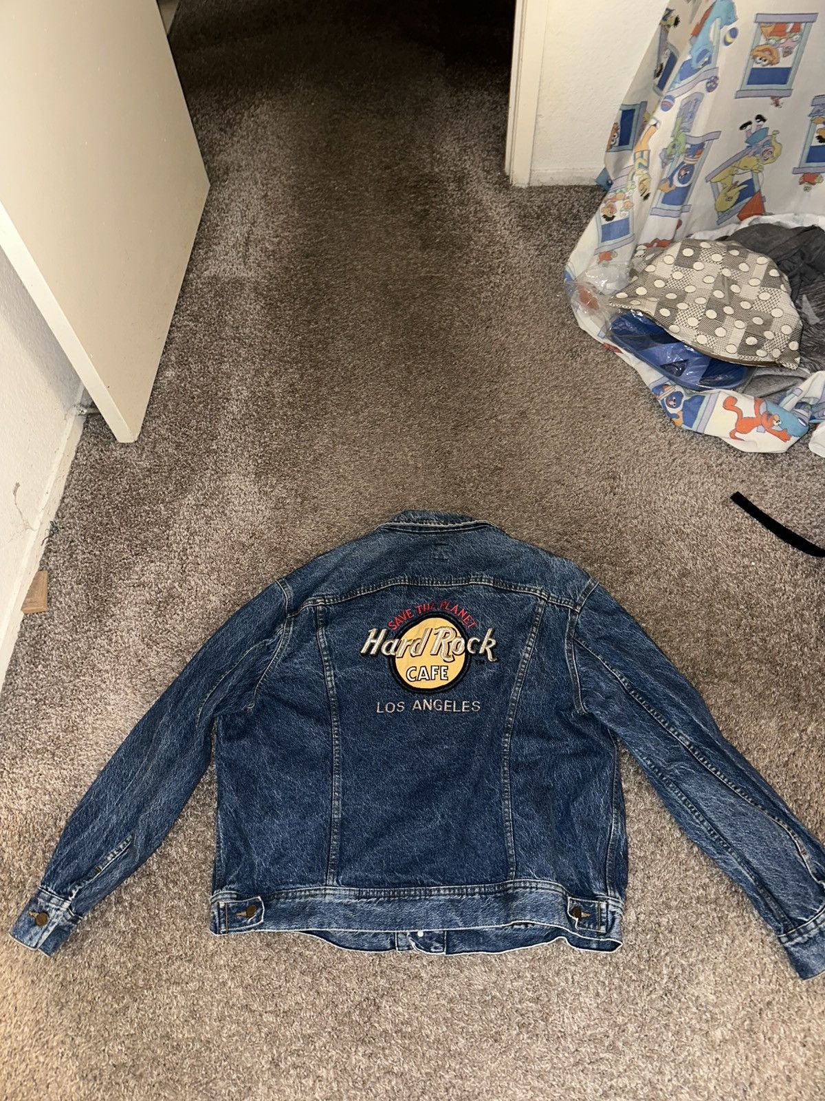 Lee Lee Type Storm Rider 3 Denim Jacket Hard Rock Cafe Size US XL / EU 56 / 4 - 2 Thumbnail