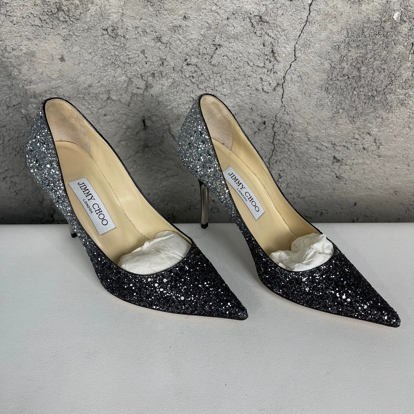 Jimmy Choo Jimmy Choo Gradient Sequin Pumps 36 Unworn Size US 5.5 / IT 35.5 - 1 Thumbnail