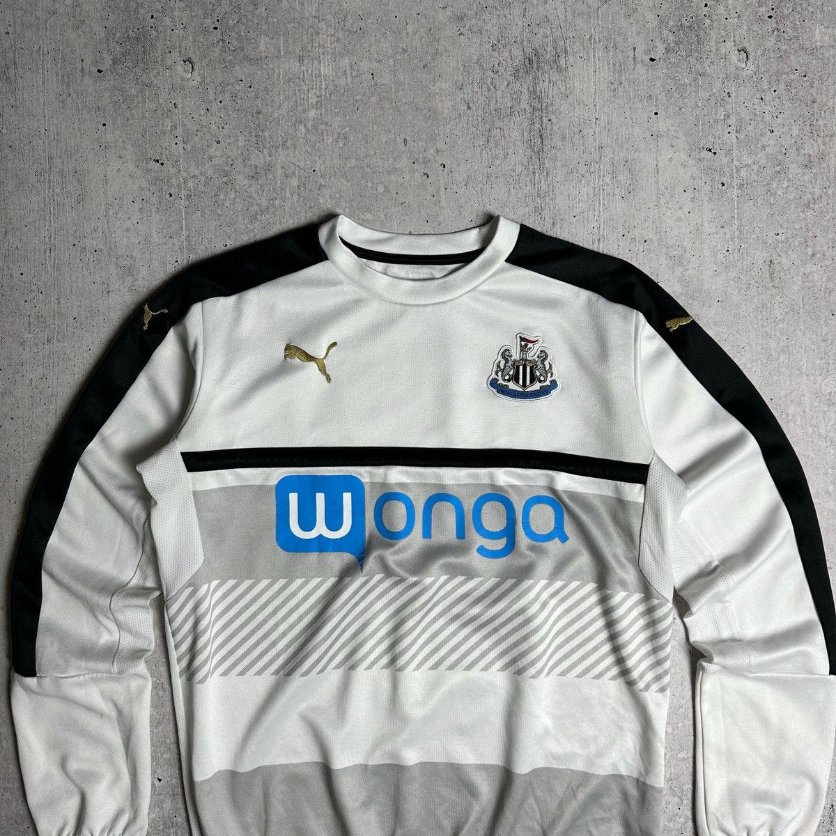 Puma × Vintage Vintage Puma Newcastle United Traning Soccer Sweatshirt Size US M / EU 48-50 / 2 - 2 Thumbnail