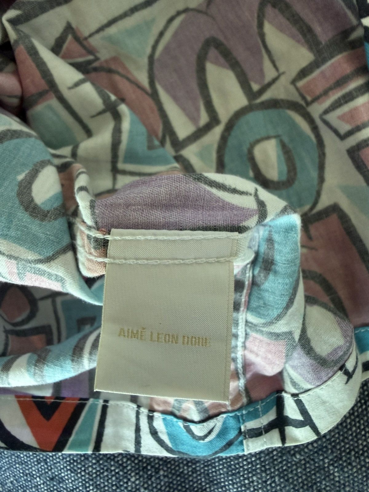 Aime Leon Dore Aime Leon Dore Crayon Print Button Down- MED Size US M / EU 48-50 / 2 - 6 Thumbnail