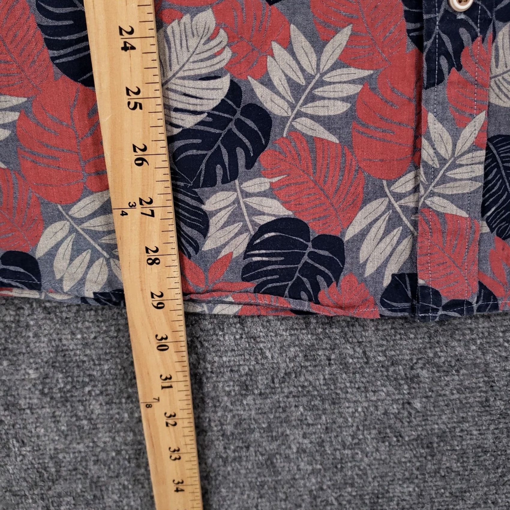 Vintage Rowm Button-Up Shirt Mens XL Red Hawaiian Floral Short Sleeve Pocket Shirt Size US XL / EU 56 / 4 - 5 Thumbnail