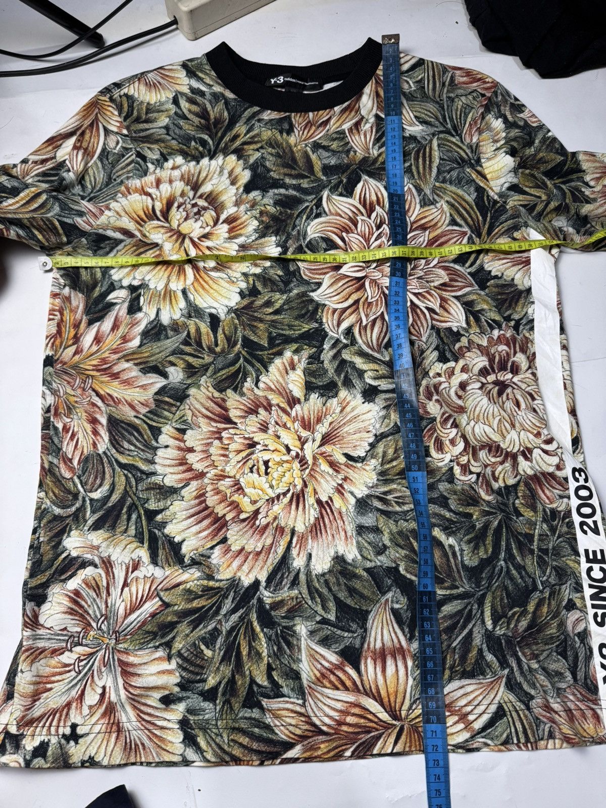 Yohji Yamamoto Yohji Yamamoto Y3 Floral Long Sleeve Size US M / EU 48-50 / 2 - 9 Thumbnail
