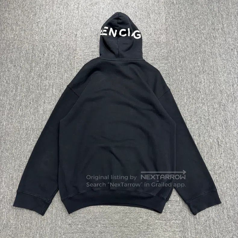Balenciaga Balenciaga Letter Printed Hooded Sweatshirt Size US S / EU 44-46 / 1 - 2 Thumbnail