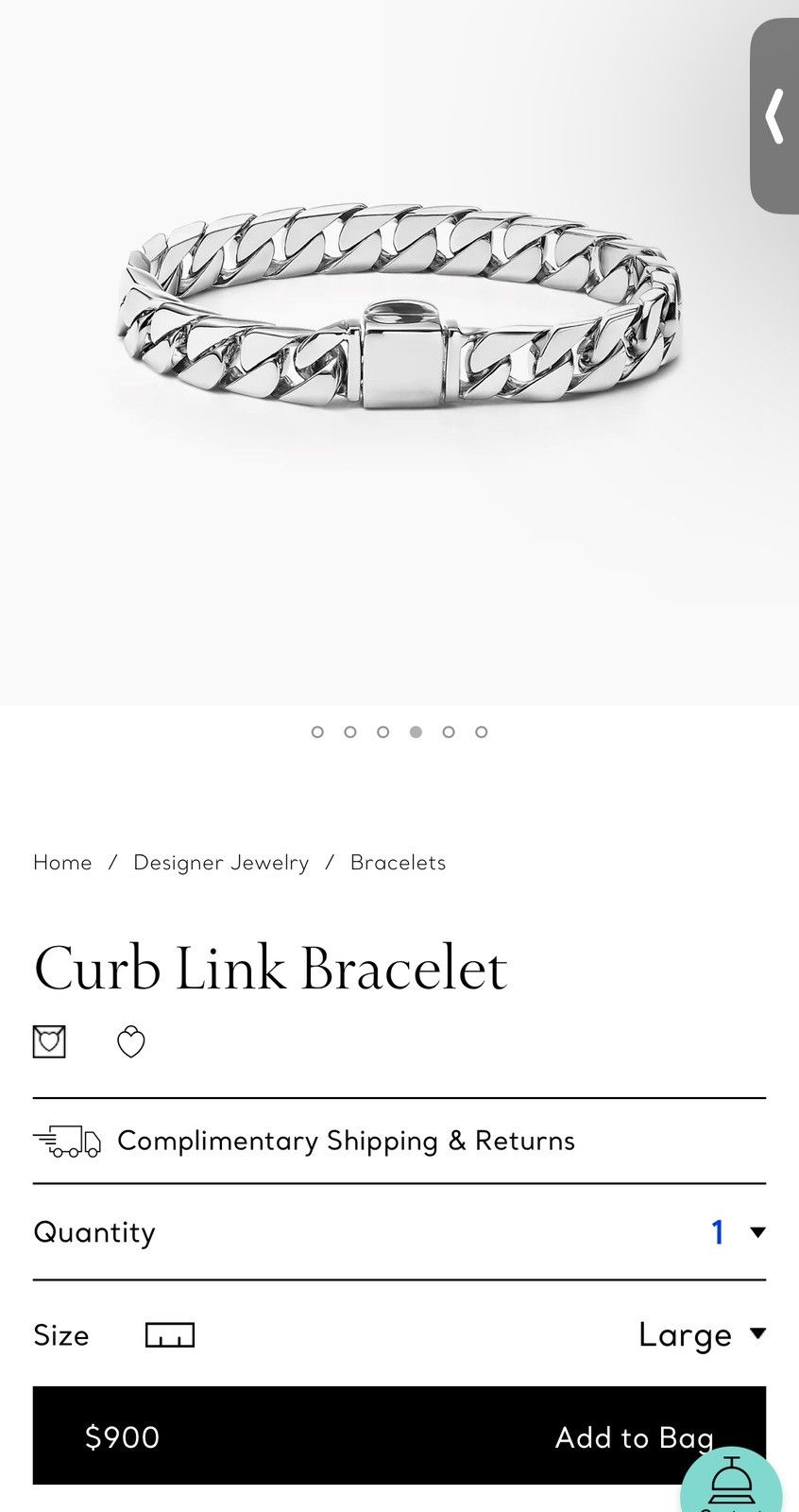 Tiffany & Co. Tiffany Curb Link Bracelet Size ONE SIZE - 1 Thumbnail