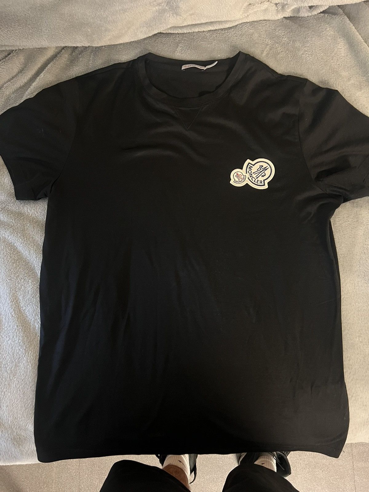 mens black moncler t shirt sale