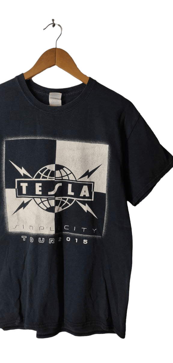 Band Tees BAND TESLA GLAM ROCK SIMPLICITY TOUR 2015 TEE Size US M / EU 48-50 / 2 - 6 Thumbnail