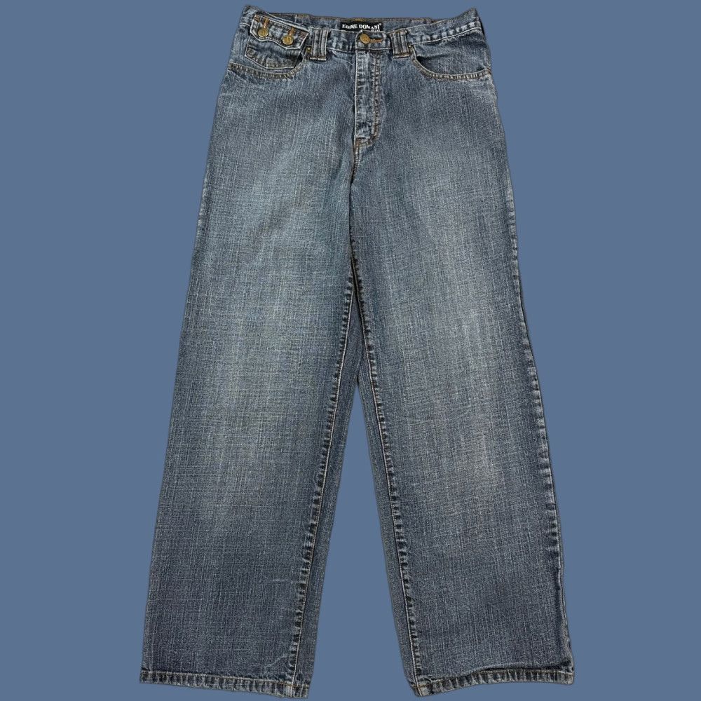 Denime Vintage Eddie Domani Jeans Women's 32x30 Blue Denim Baggy Relaxed Hip Hop Y2K Jeans Mens? Size 24" / US 00 / IT 34 - 1 Thumbnail