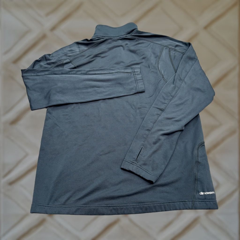 Adidas Adidas Climawarm 1/4 Zip Pullover Jacket Mens Medium Blue Activewear Athletic Size US M / EU 48-50 / 2 - 1 Thumbnail