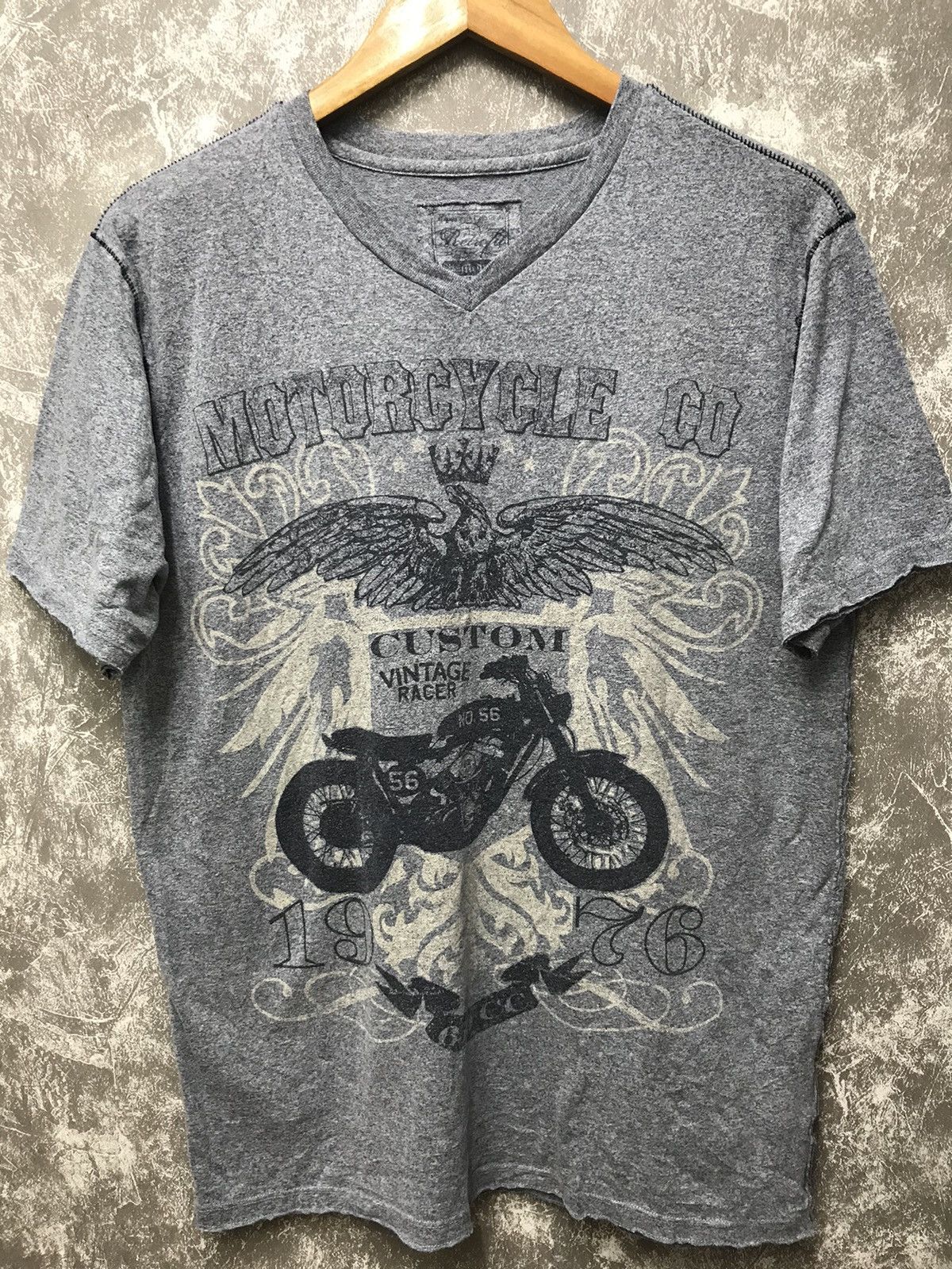 Affliction × Ed Hardy × Southpole Affliction Eagle Motorcycle Custom Y2K Graphic Tee Size US M / EU 48-50 / 2 - 1 Thumbnail