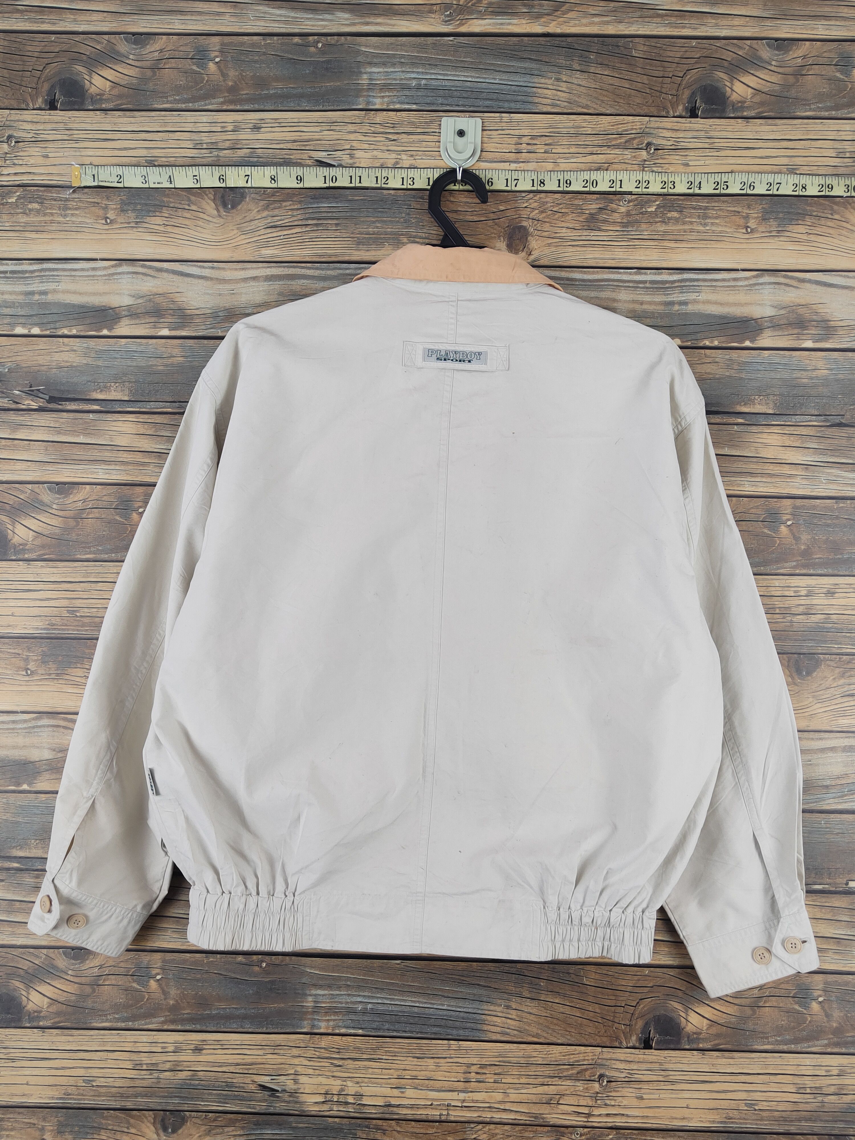 Playboy Playboy vintage Ivory Sportswear Bombers jacket #W2250 Size US S / EU 44-46 / 1 - 8 Thumbnail