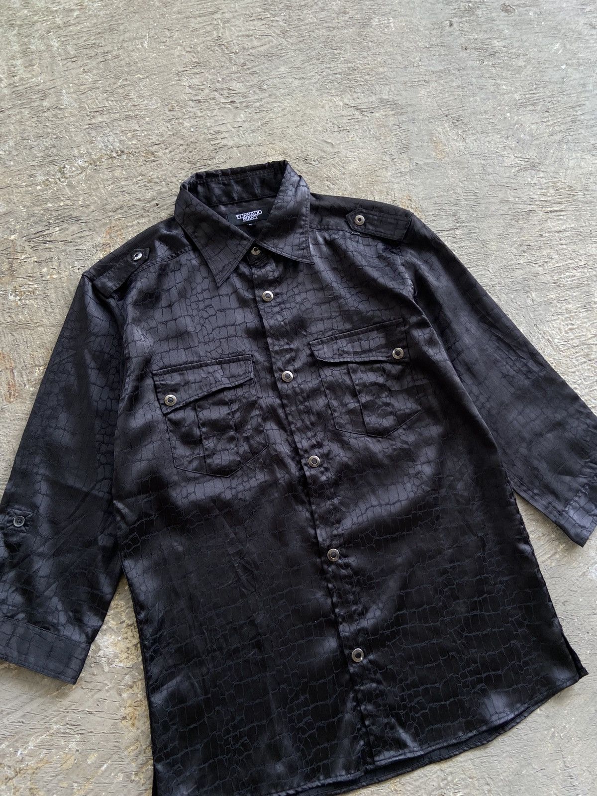 Tornado Mart 2000s Tornado Mart - Vkei Style Reptilian Pattern Shirt Size US L / EU 52-54 / 3 - 2 Thumbnail