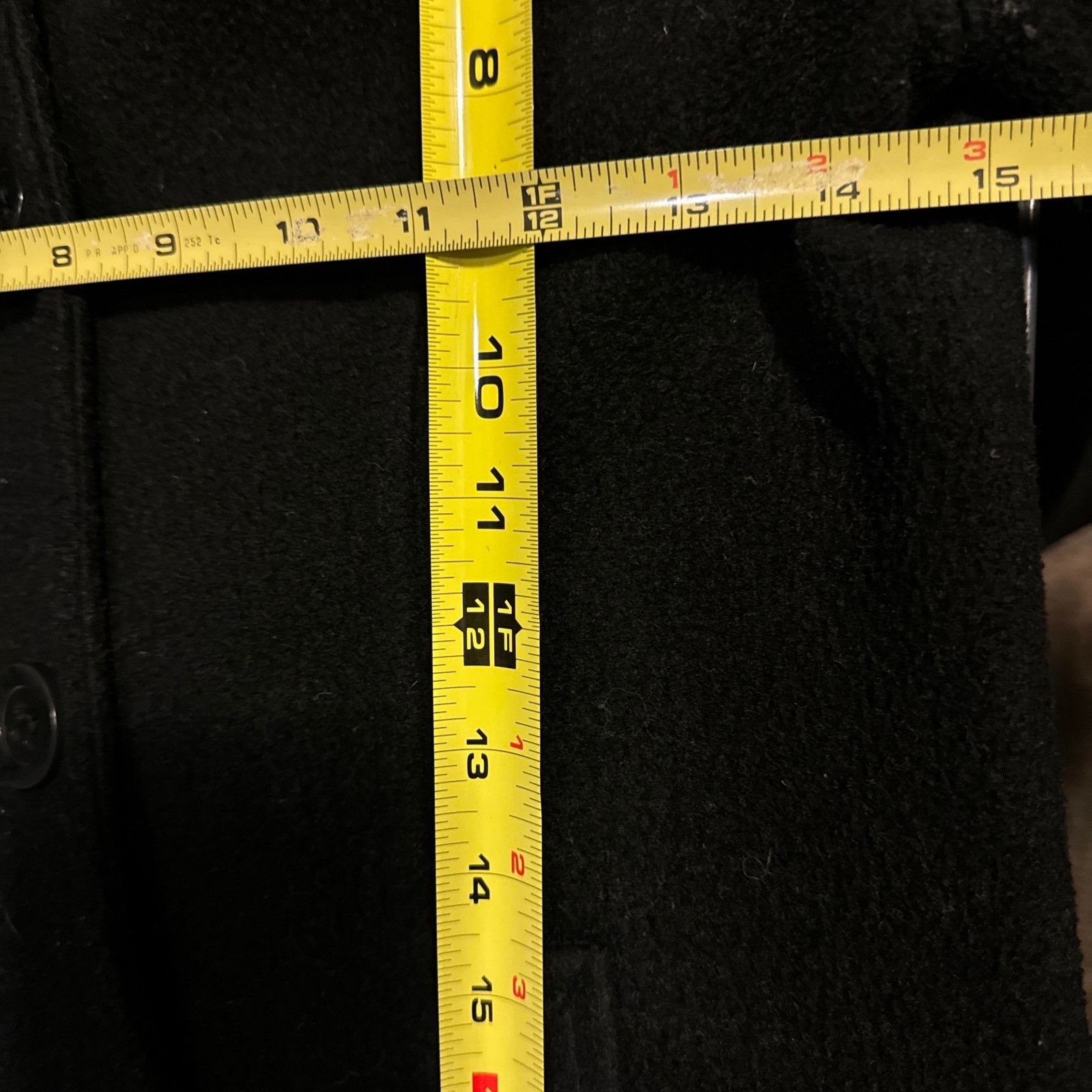 Other Rosette By Becool Women's Black Wool-Blend Peacoat Jacket Si Size S / US 4 / IT 40 - 8 Thumbnail