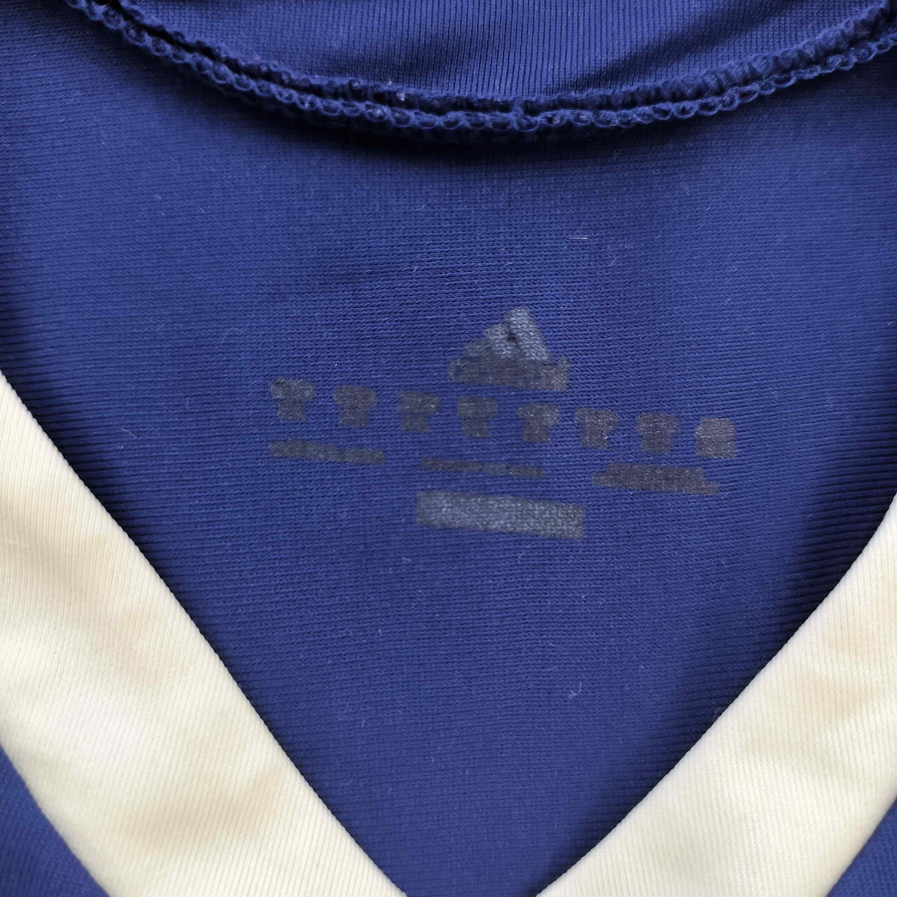 France 2010-11 Adidas home Ribery football jersey size XXL