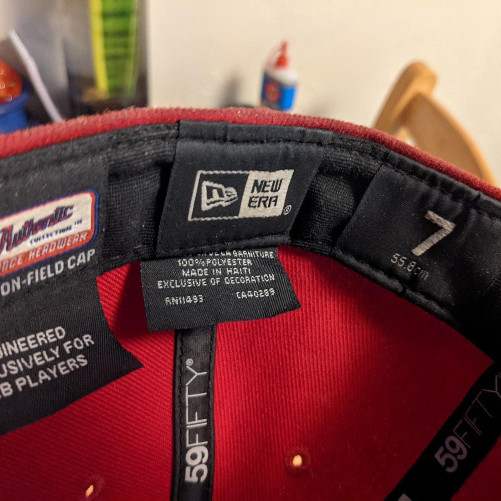 New Era Washington nationals fitted sz 7 Size ONE SIZE - 3 Thumbnail