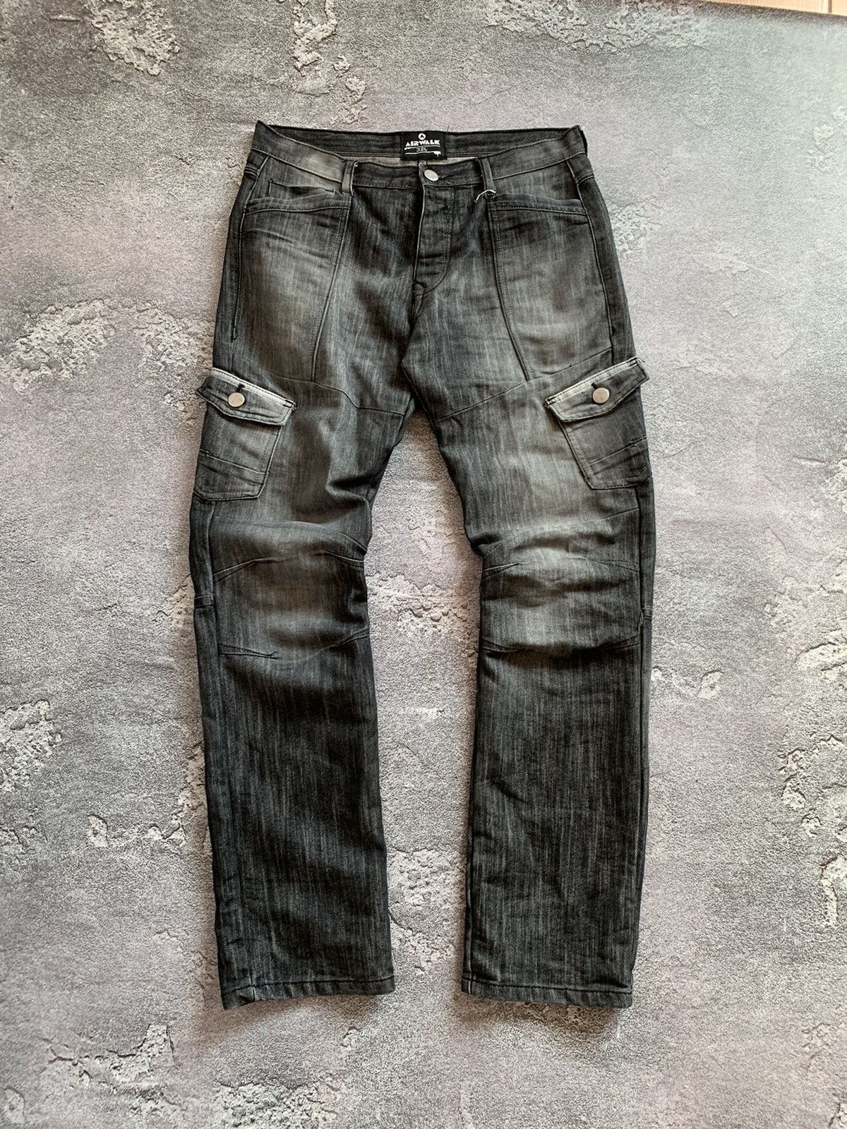 Airwalk × Vintage Vintage Airwalk Black Opium Denim Pants 32 size Size US 32 / EU 48 - 1 Thumbnail