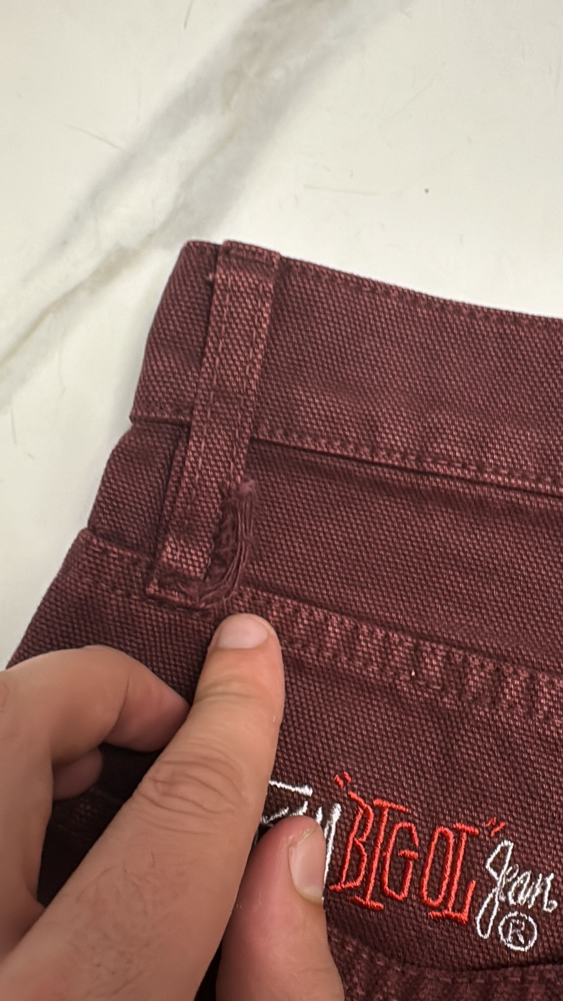 Stussy Stussy Big Ol Jean Wine Size 28 Size US 28 / EU 44 - 4 Thumbnail