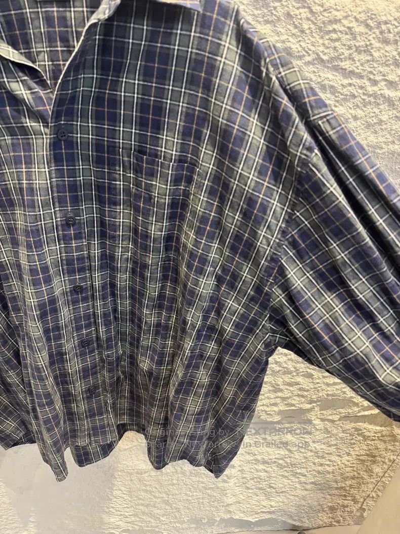 Balenciaga Balenciaga Color Block Plaid Single Breasted Long Sleeve S Size US S / EU 44-46 / 1 - 4 Thumbnail