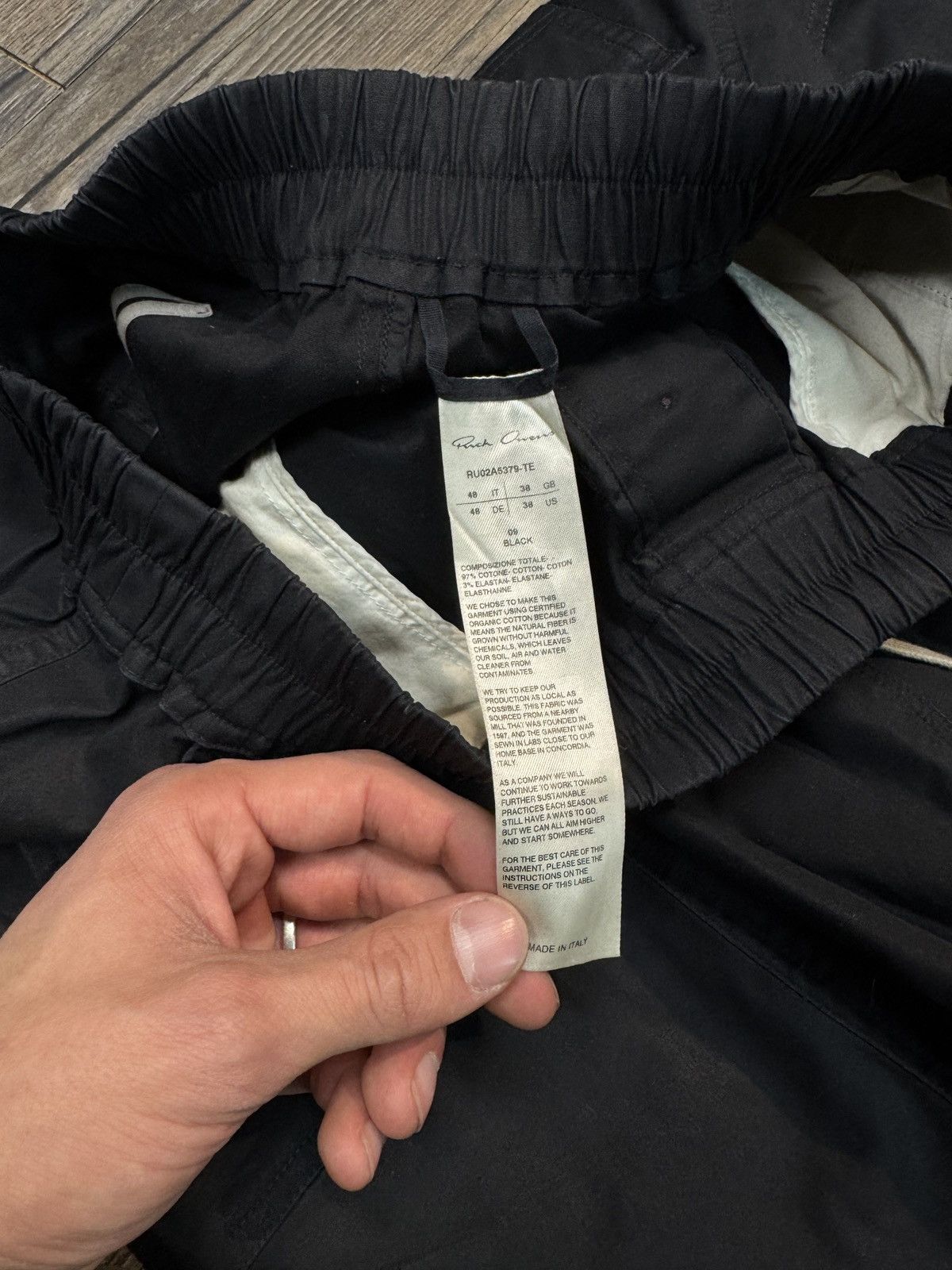 Rick Owens Rick Owens Drawstring Pants Size US 32 / EU 48 - 4 Thumbnail