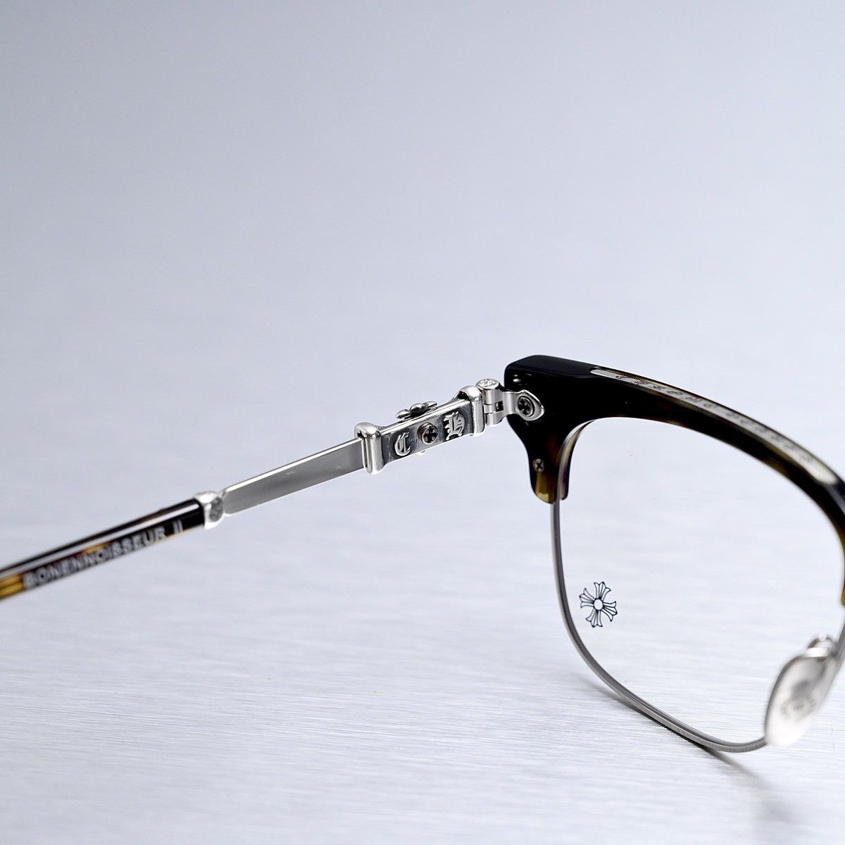 Chrome Hearts CHROME HEARTS BONENNOISSEUR II DTT SHINY SILVER GLASSES Size ONE SIZE - 7 Thumbnail