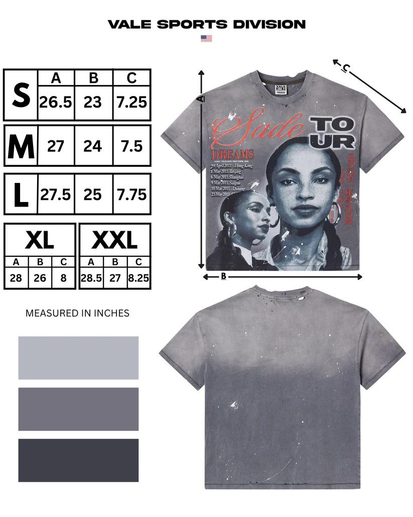 Vale Vale Forever HK Tour Tee Size LARGE Size US L / EU 52-54 / 3 - 3 Thumbnail