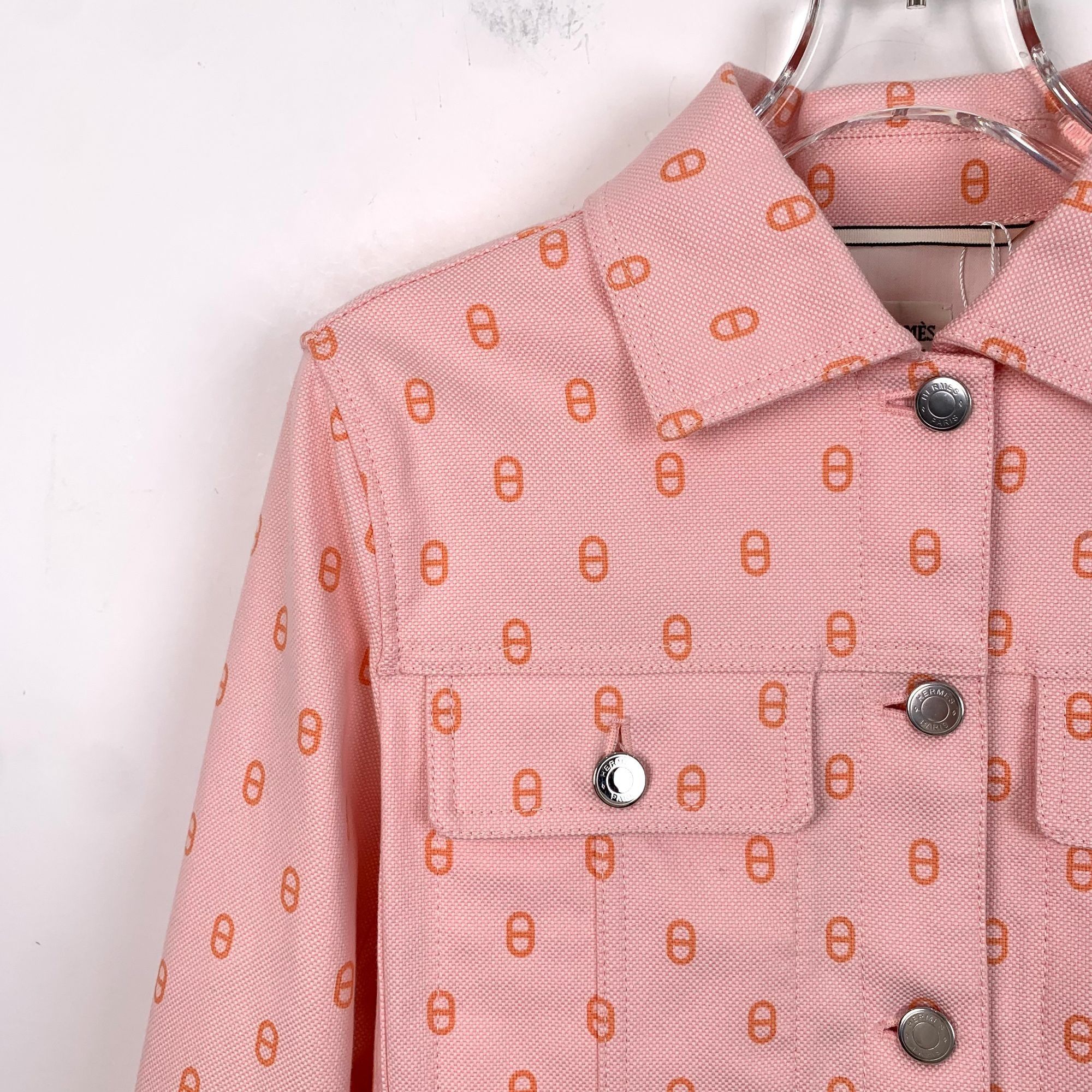 Hermes Hermes Pink Womens Jacket Size XS / US 0-2 / IT 36-38 - 3 Thumbnail