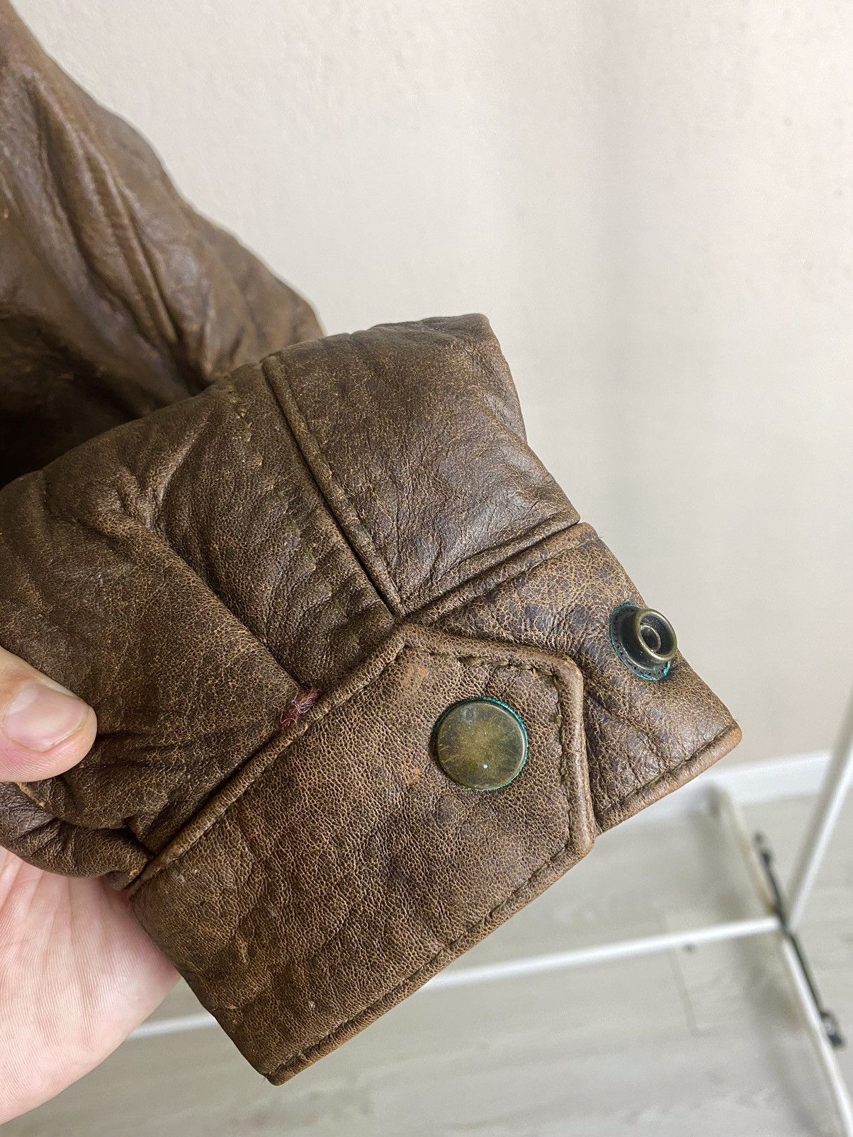 Japanese Brand × Vintage Vintage Motorcycle Leather Jacket Sherpa Size US M / EU 48-50 / 2 - 8 Thumbnail