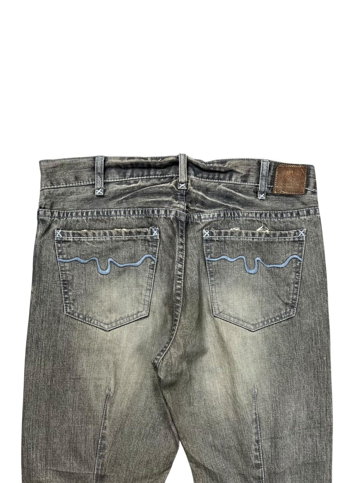 BUFFALO BOBS 2000s Edge Rupet - Rockstar Ripped Denim Pants Size US 29 - 3 Thumbnail