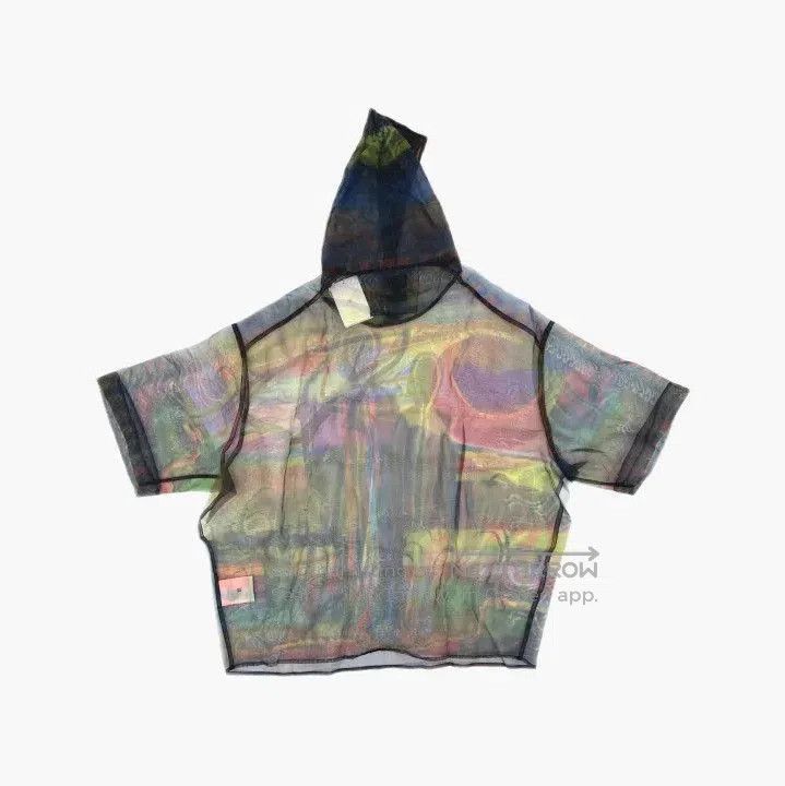 Givenchy Givenchy Men's Short-Sleeve Transparent Hooded Sweatshirt. Size US L / EU 52-54 / 3 - 3 Thumbnail