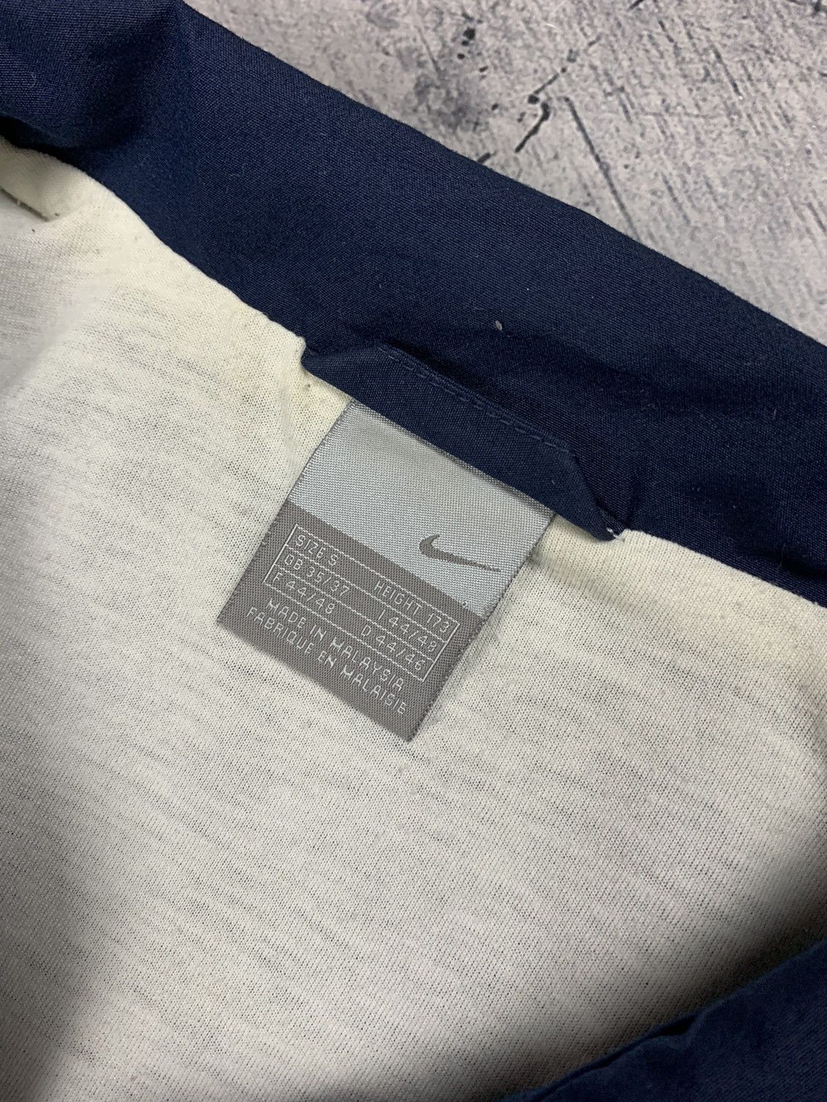 Nike Vintage Nike Big Swoosh Track Top Jacket 90s drill hype Size US S / EU 44-46 / 1 - 5 Thumbnail