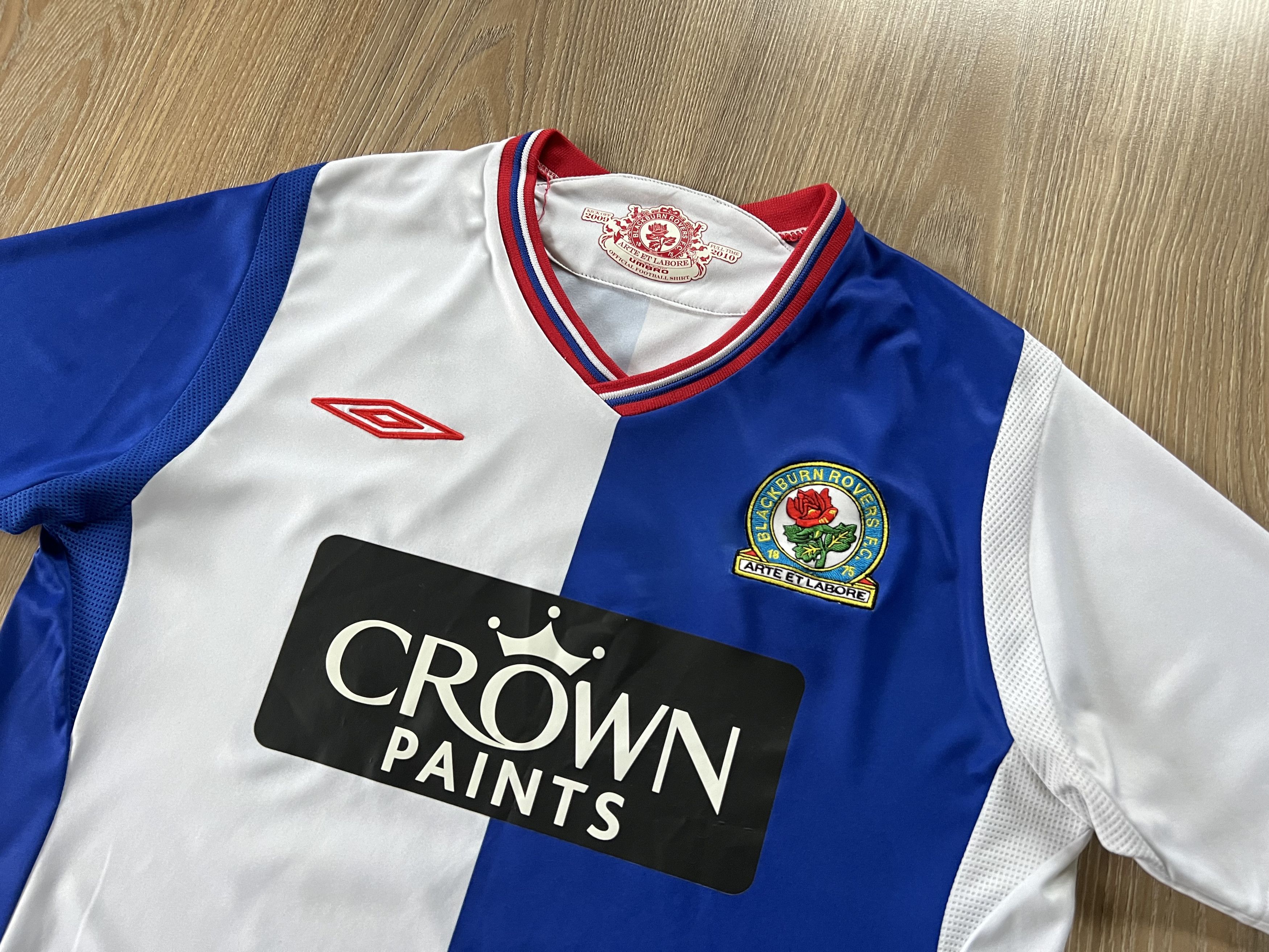 Umbro Vintage Umbro Blackburn Home Shirt 2009-2010 Size US M / EU 48-50 / 2 - 4 Thumbnail