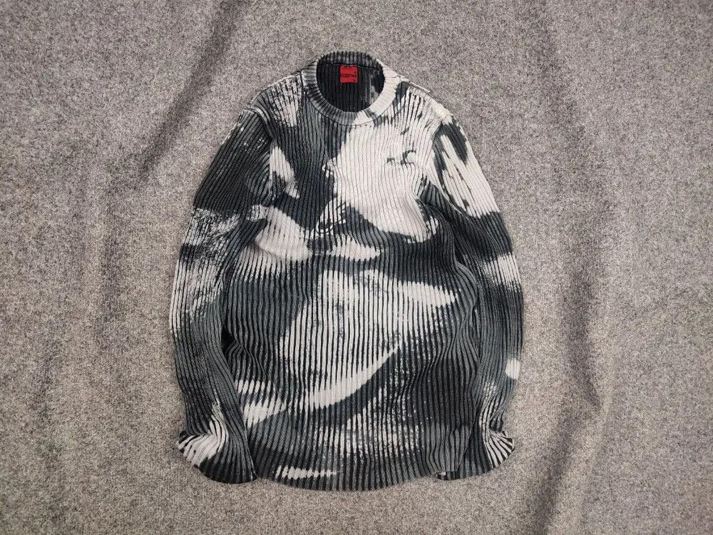 If Six Was Nine Vintage Opium l.g.b. Style Ribbed Sweater with print Y2K Size US M / EU 48-50 / 2 - 1 Thumbnail